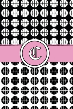 C: basketball Notebook Monogram Initial C Personalized Volleyball Gift for Players Coach Students Teachers (Volleyball Lovers)