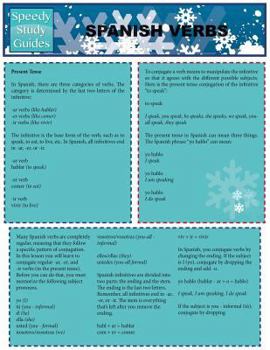 Paperback Spanish Verbs Book