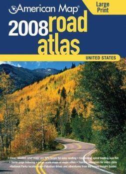 Spiral-bound United States Road Atlas [Large Print] Book