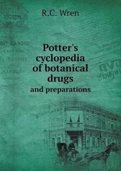 Paperback Potter's cyclopedia of botanical drugs and preparations Book