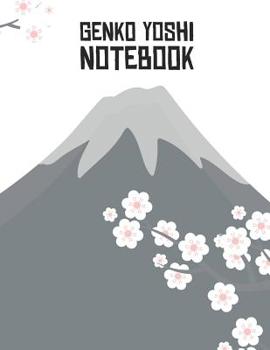 Paperback Genko Yoshi Notebook: Mount Fuji Katakana Hiragana & Kanji Characters Writing Practice Book - Japanese Cherry Blossom Notebook - Japanese Le Book