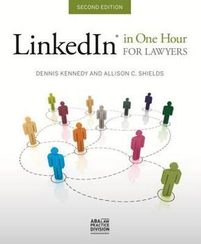 Paperback LinkedIn in One Hour for Lawyers Book