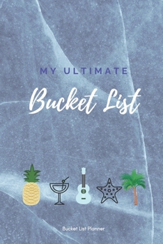 Paperback My Bucket List: Guided Prompty Journal For Keeping Track of Your Dreams and Adventure-100 Pages-6x9 Inches Book