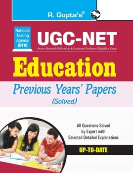 Paperback Nta-Ugc-Net: Education Previous Years' Papers (Solved) Book