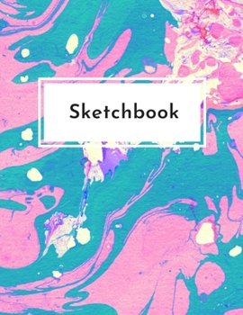 Paperback Sketchbook: Large 8.5" x 11" Sketchbook Journal (100 Blank White Pages) Book