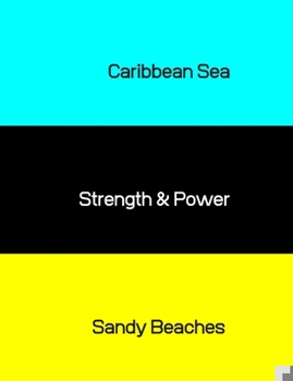 Paperback Caribbean Sea, Strength & Power, Sandy Beaches: Composition Notebook Book