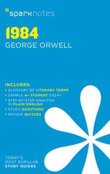 Paperback 1984 Sparknotes Literature Guide Book