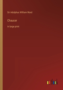Paperback Chaucer: in large print Book