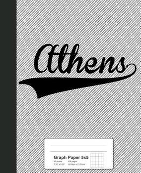 Paperback Graph Paper 5x5: ATHENS Notebook Book