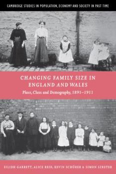 Changing Family Size in England and Wales: Place, Class and Demography, 1891–1911 - Book  of the Cambridge Studies in Population, Economy and Society in Past Time