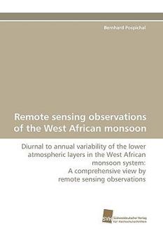 Paperback Remote sensing observations of the West African monsoon Book