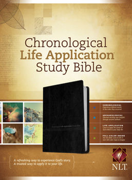 Imitation Leather Chronological Life Application Study Bible-NLT Book