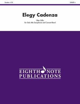Paperback Elegy Cadenza: Solo Cornet and Concert Band, Conductor Score Book
