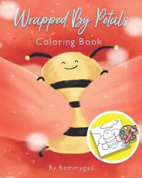 Paperback Wrapped by Petals Coloring Book