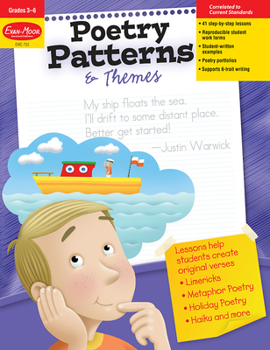 Paperback Poetry Patterns & Themes, Grade 3 - 6 Teacher Resource Book