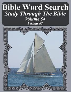 Paperback Bible Word Search Study Through The Bible: Volume 54 1 Kings #2 [Large Print] Book