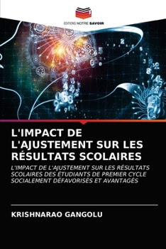 Paperback L'Impact de l'Ajustement Sur Les Résultats Scolaires [French] Book