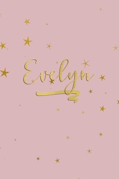 Evelyn: Personalized Journal to Write In | Rose Gold Line Journal
