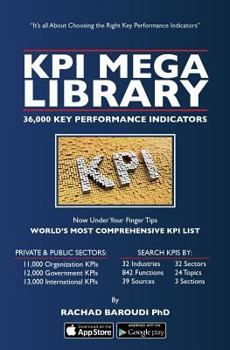 Paperback KPI Mega Library: 36,000 Key Performance Indicators Book