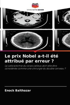 Paperback Le prix Nobel a-t-il été attribué par erreur ? [French] Book