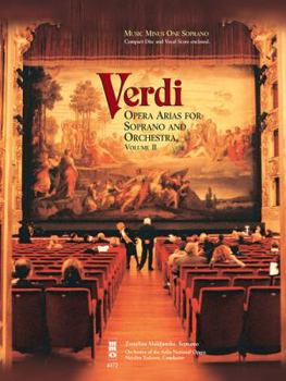Paperback Verdi - Opera Arias for Soprano & Orchestra, Volume II: Music Minus One Soprano Book