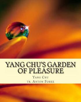 Paperback Yang Chu's Garden of Pleasure Book