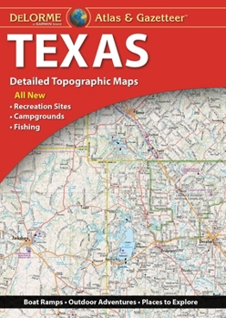 Paperback Delorme Atlas & Gazetteer: Texas Book