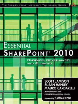 Paperback Essential Sharepoint 2010: Overview, Governance, and Planning Book