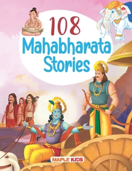 Paperback 108 Mahabharata Stories for Children (Illustrated) Book