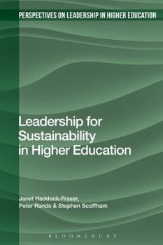 Hardcover Leadership for Sustainability in Higher Education Book