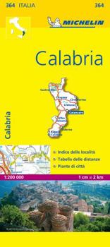 Map Michelin Calabria [Italian] Book