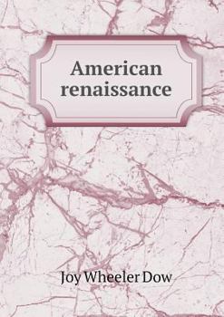 Paperback American renaissance Book