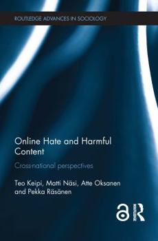Hardcover Online Hate and Harmful Content: Cross-National Perspectives Book