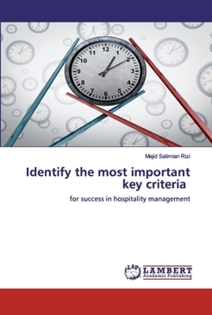 Paperback Identify the most important key criteria Book