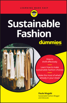 Paperback Sustainable Fashion for Dummies Book