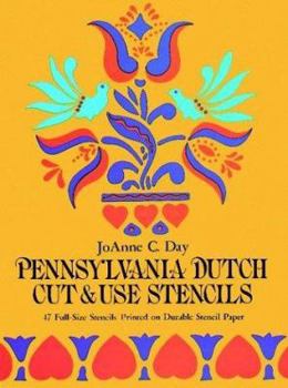 Paperback Pennsylvania Dutch Cut & Use Stencils Book