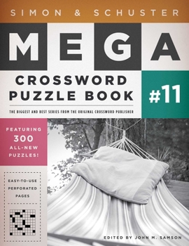 Paperback Simon & Schuster Mega Crossword Puzzle Book #11 Book