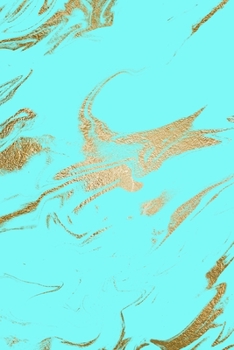 Paperback Rainbow and Gold Marble Composition Notebook - Small Ruled Notebook - 6x9 Lined Notebook (Softcover Journal / Notebook / Diary) Book