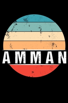 Paperback Amman: 100 Pages 6 'x 9' - Dot Grid Paper Journal Manuscript - Planner - Scratchbook - Diary Book