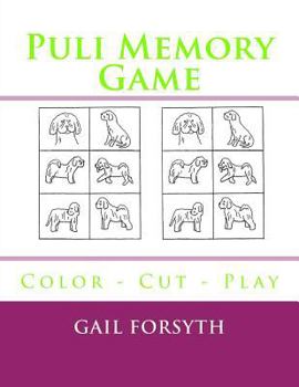 Paperback Puli Memory Game: Color - Cut - Play Book