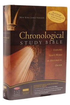 Hardcover Chronological Study Bible-NKJV Book