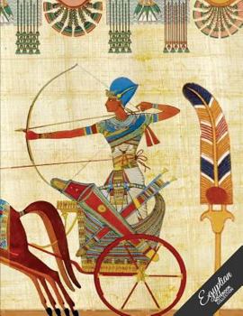 Egyptian Notebook Collection: Pharaohs Chariot, Journal/Diary, Wide Ruled, 100 Pages, 8.5 x 11, (Egyptian Art)