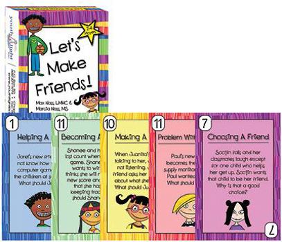 Game Let's Make Friends! Card Game Book