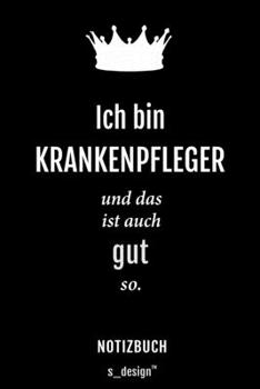 Notizbuch für Krankenpfleger: Originelle Geschenk-Idee [120 Seiten liniertes blanko Papier] (German Edition)