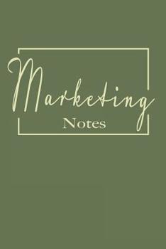Paperback Marketing notes: College ruled composition notebook. 6 x 9 Book
