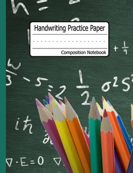 Handwriting Practice Paper : Dotted Midline Grades K-3 K-2 School Exercise Book 120 Story Pages - Mermaid