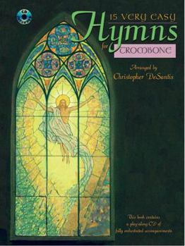 Paperback 15 Very Easy Hymns: Trombone, Book & CD Book