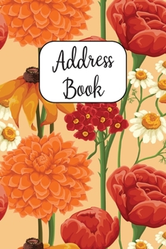 Paperback Address Book: Cute Address Book with Alphabetical Organizer, Names, Addresses, Birthday, Phone, Work, Email and Notes Book