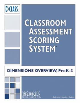 Paperback Classroom Assessment Scoring System, Forms PreK-3 Book