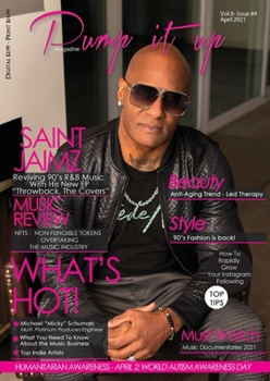 Paperback Pump it up Magazine - Rising RnB Icon Saint Jaimz Book